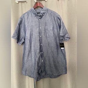 NWT Saks Fifth Avenue Button Down, Large